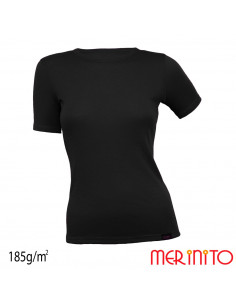 Tricou maneca scurta de dama 100% merino 185g 2