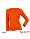 Tricou dama cu maneca lunga lana merinos 185