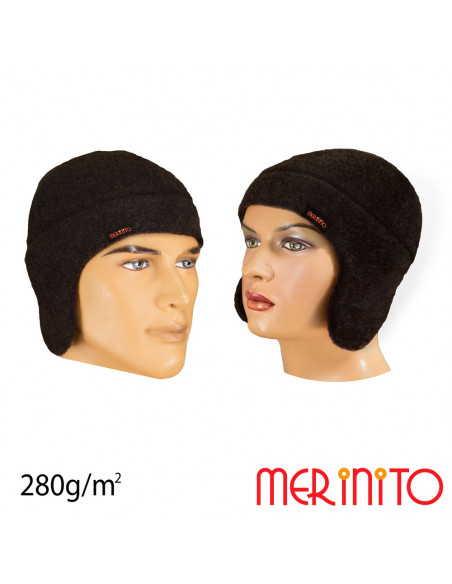 Caciula unisex Soft Flecce 100% lana merinos